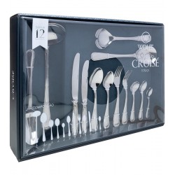 Faqueiro 101 Peças de Aço Inox Com Caixa Litografada Croise